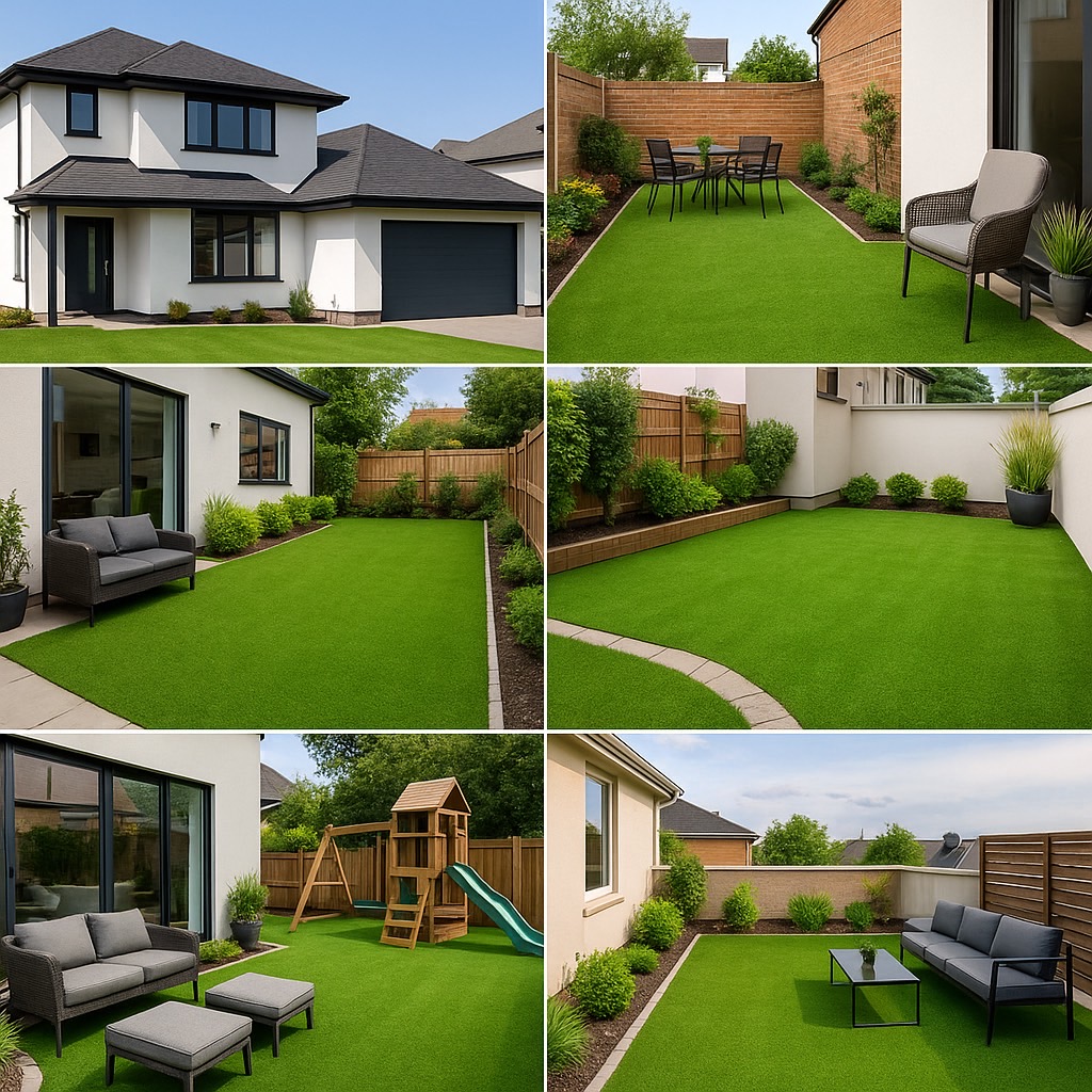 หญ้าเทียมสำหรับบ้านพักอาศัย - บริษัท คิง เทิร์ฟ คอนสตรักชัน จำกัด